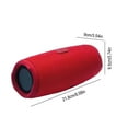 thumbnail image 3 of Outdoor Portable Bluetooth Speaker, High Power Shock Subwoofer, Long Standby, Wireless, HiFi Stereo Sound, IPx6 Waterproof, with Radio, Wired/Bluetooth Connection, 360° Sound, 3 of 8