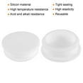 thumbnail image 2 of Uxcell Silicone Snap in Locking Hole Plugs for Kitchen Rubber Bulkheads Waterproof 38.6mm/1.52 Inch  White,Pack of 10, 2 of 7
