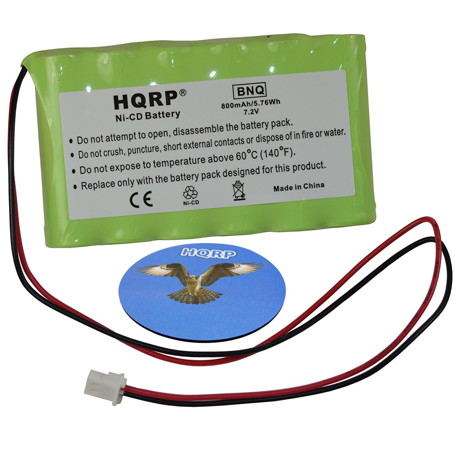 HQRP Battery For Ademco Honeywell LYNX Voice LYNXR LYNXR24 LYNXR24 