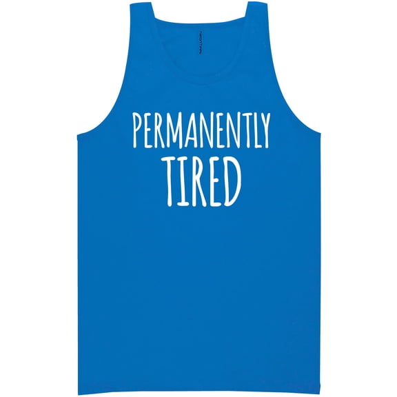 Permanently Tired Neon Tank Top