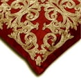 thumbnail image 5 of Custom Pillow Case, Decorative Red 14"x14" (35x35 cm) Throw Pillow Covers, Art Silk Zardosi Throw Pillows For Sofa, Geometric Pattern Contemporary Style - Admirable, 5 of 6