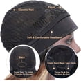 thumbnail image 5 of Pelucas largas y negras para mujer, pelo ondulado Natural, pelucas sintéticas de moda (gorro de peluca gratis), 5 of 5