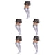 thumbnail image 3 of Medias pantimedias coloridas Qarigey Calcetines largos Iris calentador muslo alto Tipo 19, 3 of 5