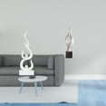 thumbnail image 2 of Estatua De Arte Abstracto De Fuego, Figura De Llama De Resina, Escultura Moderna, Artesanía Decorativa, Adorno De Recuerdo Para Casa, Oficina, Patio, Estantería., 2 of 8