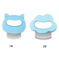 thumbnail image 2 of WarmTown Cat Comb Pets Cat Dog Grooming Massage Shell Comb Pet Hair Remover Tool Cleaning Brush, 2 of 7