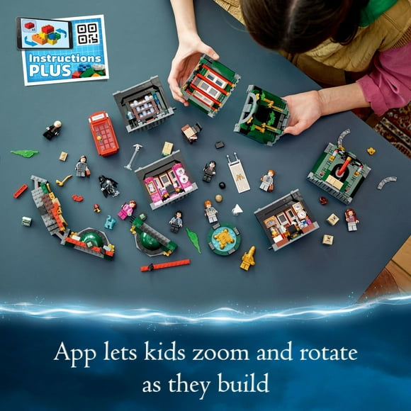 LEGO Harry Potter The Ministry of Magic 76403 Building Toy Set for Kids, Girls, and Boys Ages 9+; Collectible Playset Birthday Gift Featuring 9 Character Minifigures (990 Pieces) LEGO -