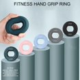 thumbnail image 3 of Hand Grip , Silicone Muscle Training Resilient Convenient Fitness Grip Circle Lightweight Soft  for Office for Working People, 3 of 8