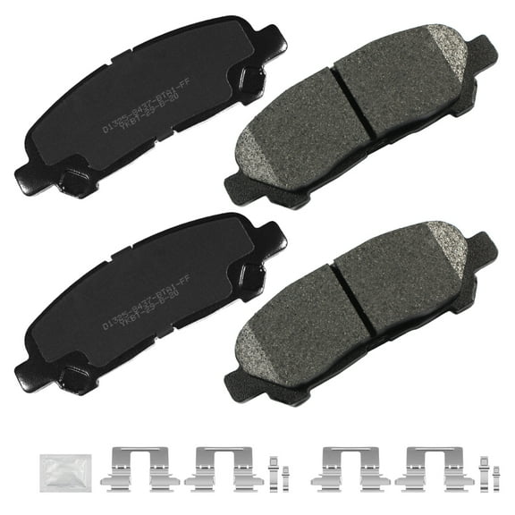 ACB ZONE 4PCS Rear Ceramic Brake Pads for 2008-2014 Toyota Highlander