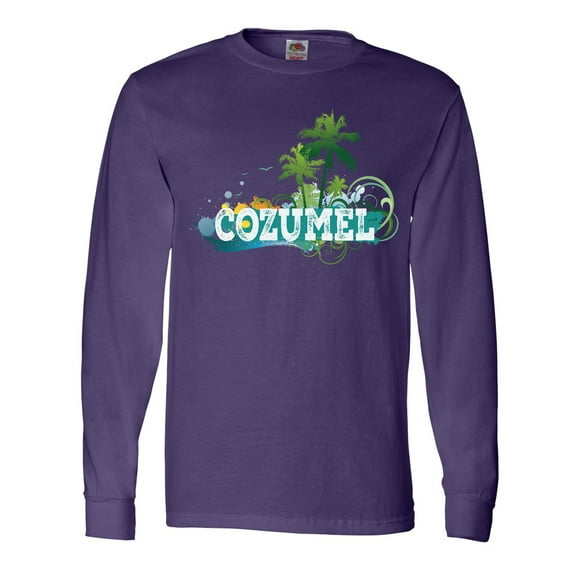 Inktastic Cozumel Mexico Vacation Cruise Long Sleeve T-Shirt