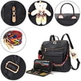 thumbnail image 4 of Set de 2 mochilas Soperwillton de piel sintética para mujer, 4 of 6