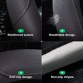 thumbnail image 4 of Black Universal Microfiber Leather Car Steering Wheel Cover for Men Women 14.5-15 Inches Breathable Anti-Slip Odorless Automotive Interior Accessories, 4 of 5