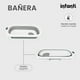 thumbnail image 4 of Bañera Plegable Infanti Gris Con Soporte, 4 of 6