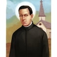 thumbnail image 1 of Catholic print picture - ST. MIGUEL AGUSTIN V - 8" x 10" ready to be framed, 1 of 1