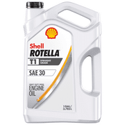 Shell Rotella T1 SAE 30 Conventional Heavy Duty Diesel Motor Oil, 1 Gallon (API CF-2, CF)