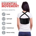thumbnail image 5 of ORTONYX Sternum and Thorax Support Chest Brace for Men and Women - Brocken Fractured, Dislocated Cracked Ribs - Open Heart Surgery Recovery - HB5251/Black/Medium, 5 of 9