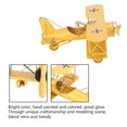 thumbnail image 4 of Vintage Airplane Model, Iron Aircraft Biplane Large Creative Home Wrought Aircraft Cake For Desktop Decor Photo Props, 4 of 8