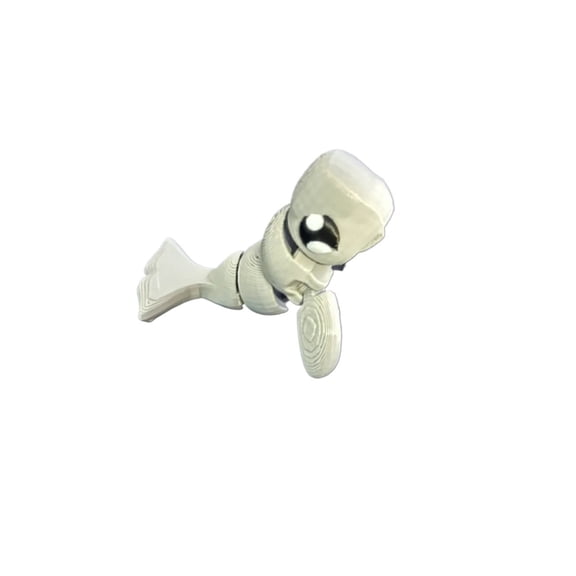 1PC movable cute beluga 3D printing