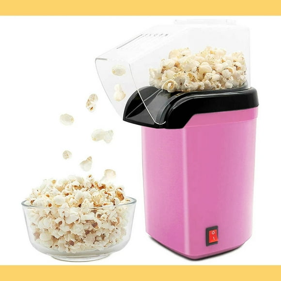2023 Maison d'Été et Kitchen Gadgets Épargnent! WJSXC Chaud Popcorn Popcorn Maker, Fabricant de Popcorn Électrique, avec Cuillère à Mesurer, Popcorn Rapide, Sans Huile, Bon pour Regarder des Films de Fête Utiliser Cadeau Rose