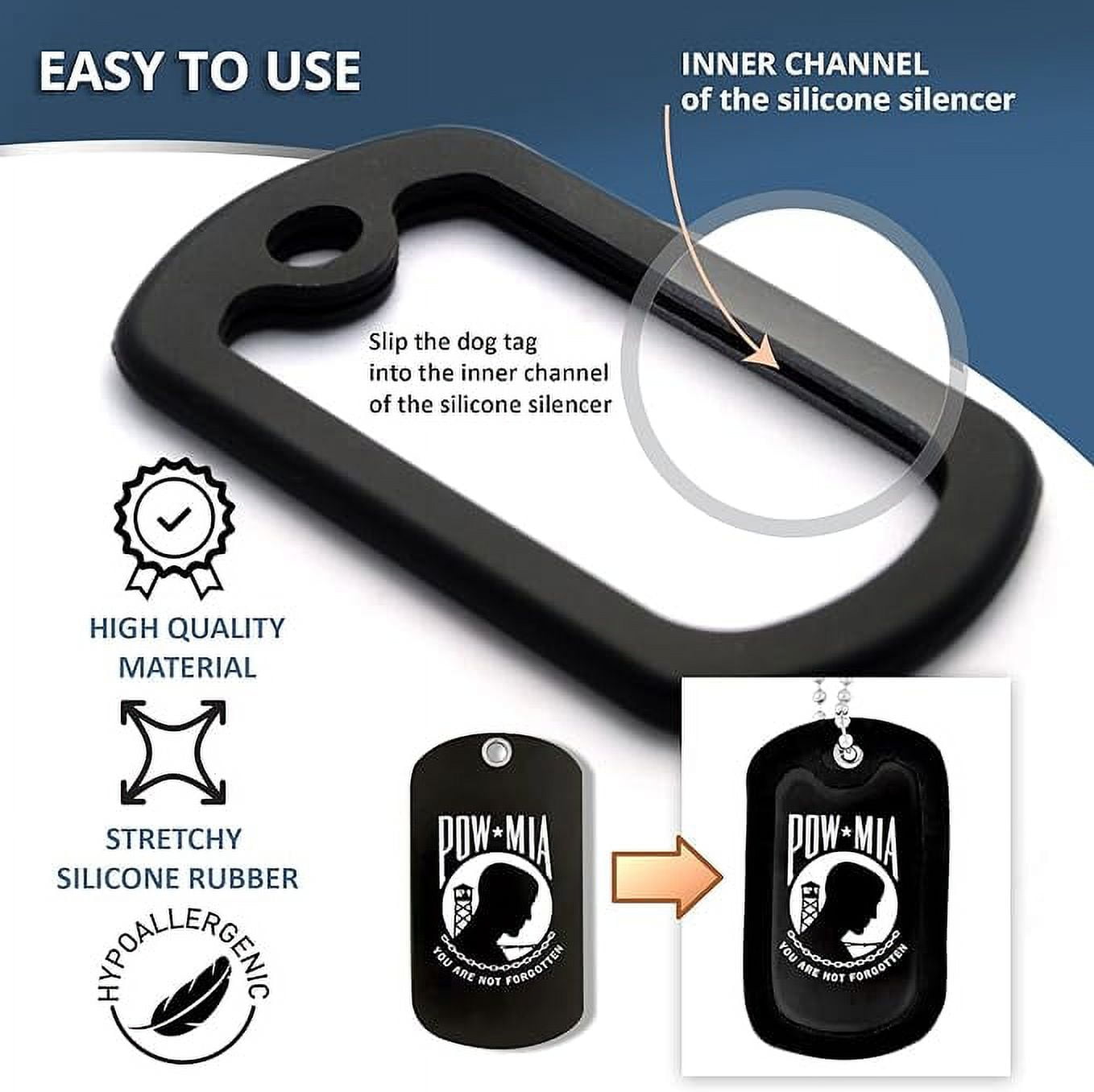 Dog tag silencers walmart sale