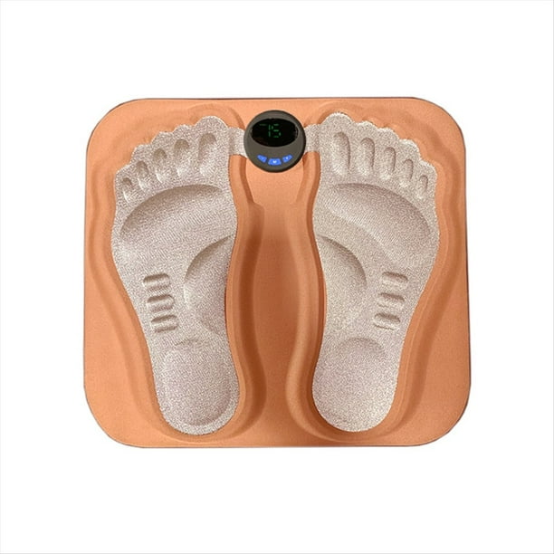 Almohadilla Masajeadora Pies 3D, Alfombrilla Masajeadora Plegable para Pantorrillas, 6 Modos, 15 Niveles, Estimulador Eléctrico Muscular, Ayudante para Pies, Relaja los Músculos