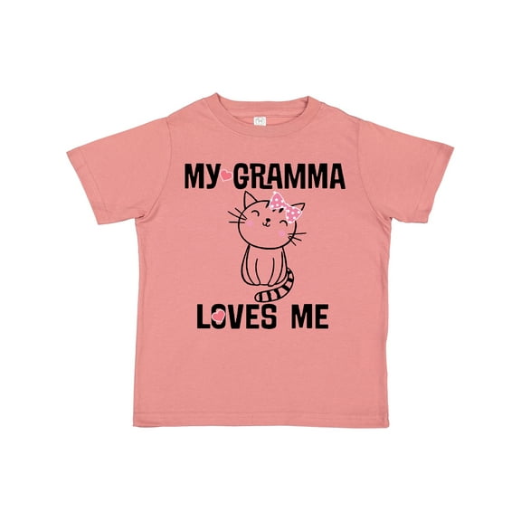 Inktastic Gramma Loves Me Girls Girls Toddler T-Shirt