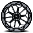 thumbnail image 2 of 22x12 Cali Off-Road Auburn Black / Milled Wheel 6x5.5 (-51mm), 2 of 2