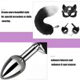 thumbnail image 4 of Sex Toys for Woman Cosplay Fox Mask Tail Anal Plug Metal Anus Butt Plug Mask Half Cat Mask Party Sexy Adult Mask Game Masks BDSM, 4 of 5