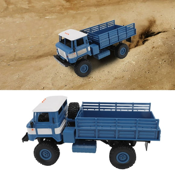 RC Dump Truck, Blue White RC Container Truck 4WD for Home