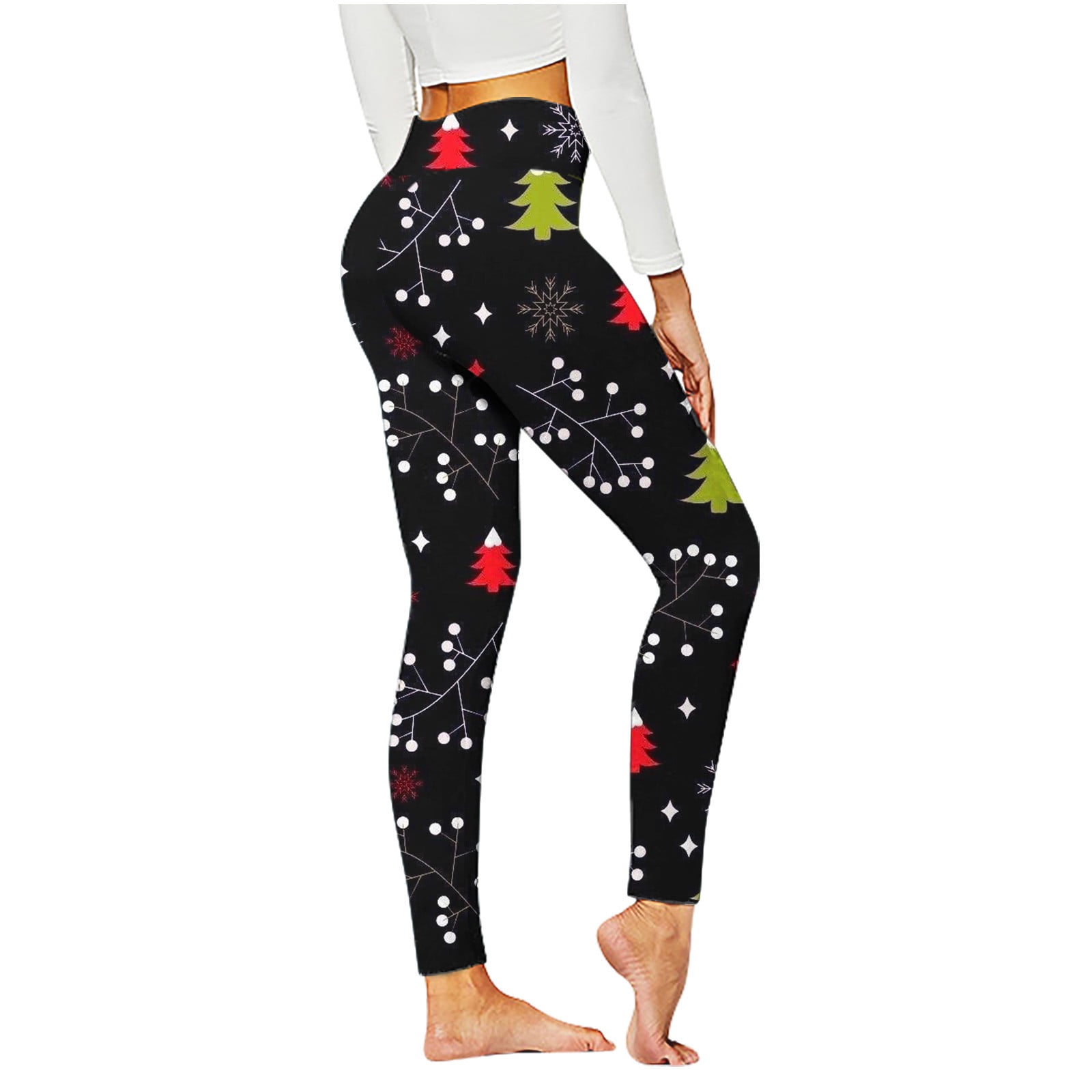 Cute Minimalistic Christmas Leggings: Women's Christmas Outfits |  FIERCEPULSE