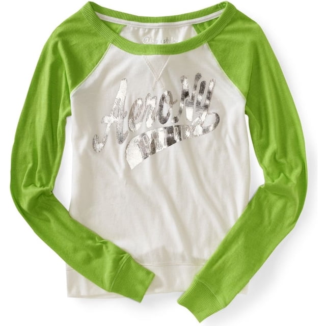 Suéter de punto Aeropostale para mujer Aero Ny City verde XS