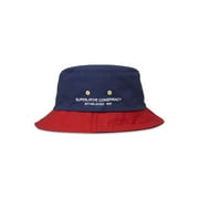 Men's Hat Red Blue Large Bucket Reversible Colorblocked $45 L