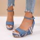thumbnail image 1 of MKLEKYY Sandalias Cómodas de Verano para Mujer, Sandalias de Cuña Con Plataforma y Boca de Pez, Zapatos Cómodos Con Temperamento, 1 of 4