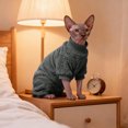 thumbnail image 6 of Clearance Countdown! Hairless Cat Sweater Cozy Warm For Hairless Cats & Small Dogs Soft Four Legged Jacket With Ribbed (Xs Xxl Multiple Colors) Pet Clothes Birthday Gift 2026, 6 of 6