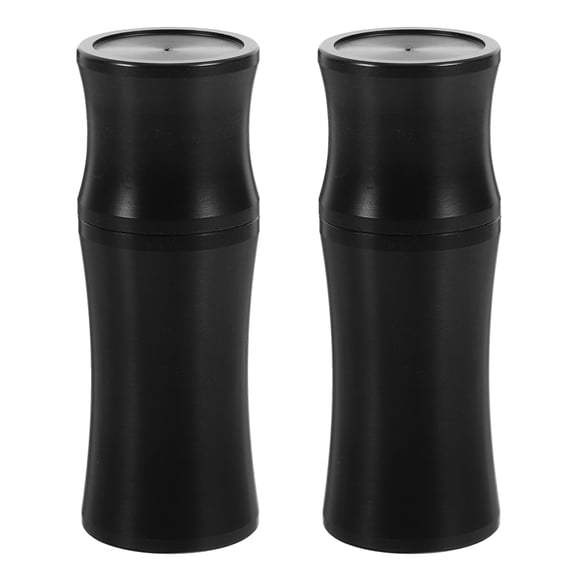 LIFKOME Black Threaded Pool Cue Joint Protectors, Durable, Stylish, and Reliable Billiard Cue Accessories