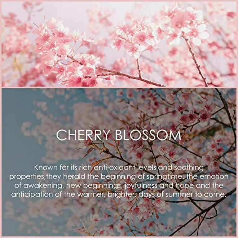 AOPING Cherry Blossom & Honeysuckle 100% Pure Organic Essential Oils for  Aromatherapy, Spa, Massage, Yoga, Perfume, Body Care - 2x10ML