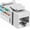 White, variant on Leviton Low-Voltage Communication Device — UL Listed for US Residential Electrical Code Compliance, Drop-in NEC-Standard Wiring