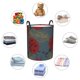 thumbnail image 4 of Fotbe Ladybug Cesto de Ropa con Asas, Cesto Impermeable de Gran Capacidad, Bolsa de Lavado para Dormitorio, Cesto de Ropa con Ruedas y Asas-Small, 4 of 6