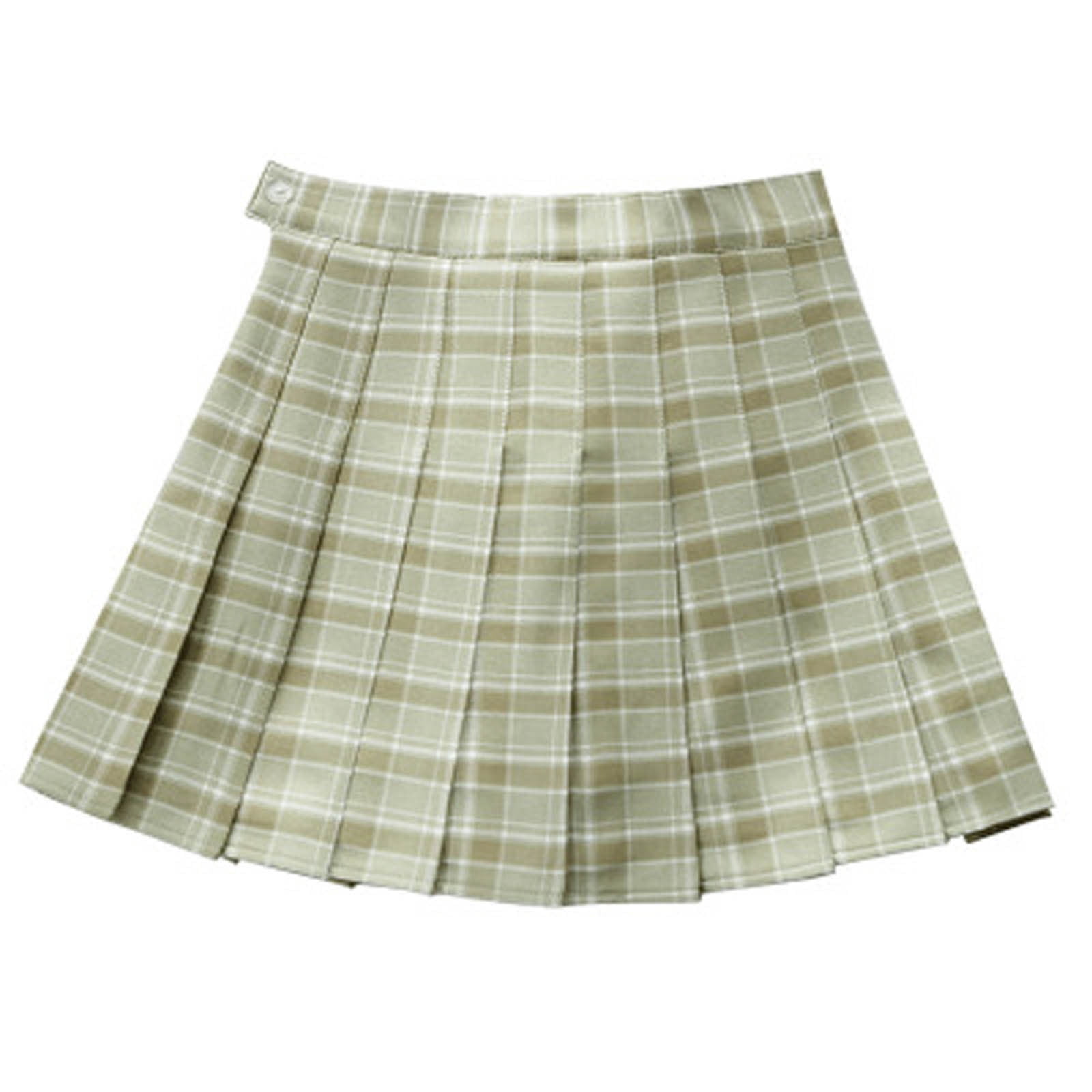 Pleated plaid clearance mini skirt qvc