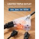 thumbnail image 5 of Carrete de cable de extensión retráctil DEWENWILS, 50 pies, 13 A, 1625 W, 5 of 7
