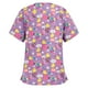thumbnail image 5 of Pntutb Blusa de manga corta con cuello en V para mujer Uniforme de trabajo Blusa con estampado de dibujos animados Pntutb Pntutb-2702, 5 of 7