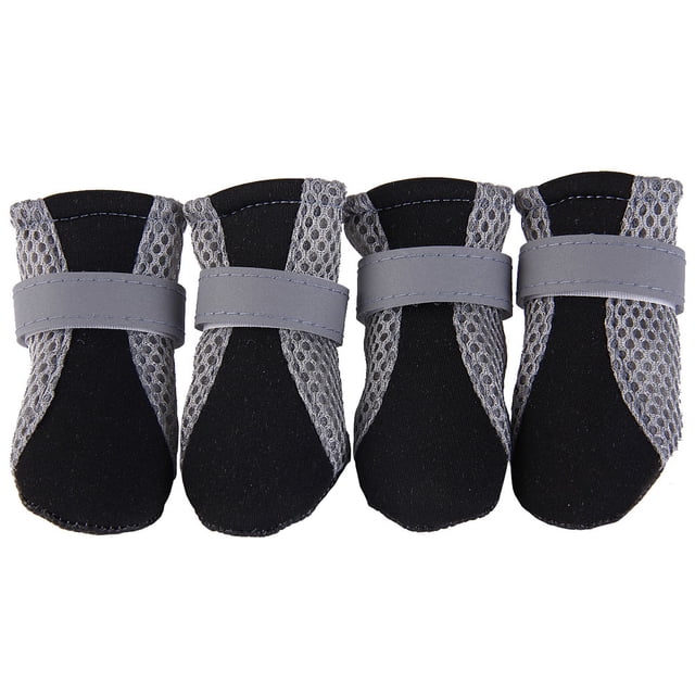 Zapatos para perros Pet Paw Protector Casual Boot Puppy Zapatillas antideslizantes (Black L) Ndcxsfigh Para estrenar