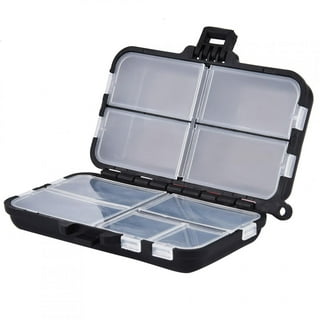 OUNONA Tackle Fishing Box Bait Storage Boxes Visible Box Beltcompartments  Case Squid Organizer Container Findings Making 