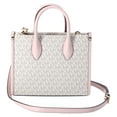 thumbnail image 6 of Michael Kors Women's PVC Crossbody Top Zip Tote Handbag, Powder Blush Multicolor, 6 of 6