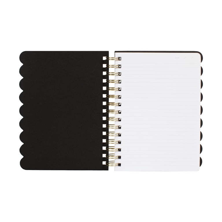 Hardcover Spiral Journal with Scalloped Edge photo 2