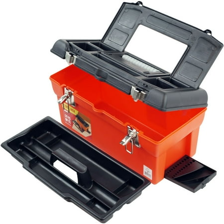 

16.5 Utility Tool Box - 7 Compartments & Tray by Stalwart