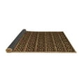 thumbnail image 2 of Ahgly Company Indoor Rectangle Abstract Brown Modern Area Rugs, 2' x 5', 2 of 4
