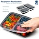 thumbnail image 2 of Contenedores para Alimentos Bluelander Set de 20 Piezas con 3 Divisiones Reutilizables, 2 of 5