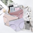 thumbnail image 2 of Ropa interior de mujer, color sólido transpirable cintura mediapangjing, 2 of 4