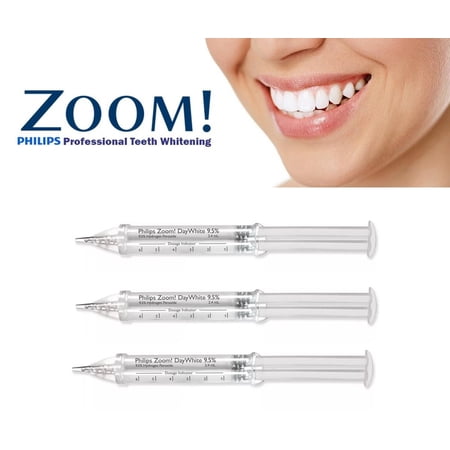 Philips Zoom Day White 9.5% Hydrogen Peroxide Fluor pack of 3