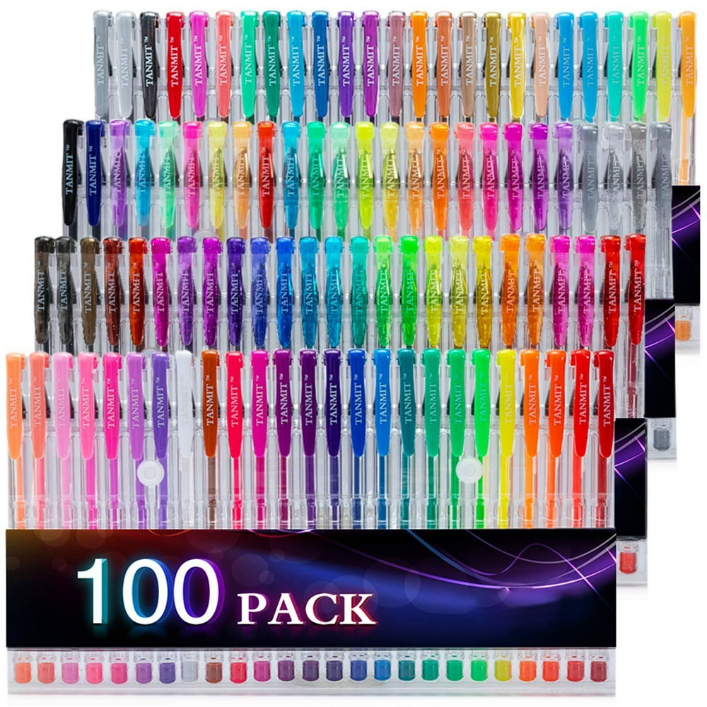 TANMIT 100 Coloring Gel Pens Set For Adults Coloring Books Walmart tanmit-100-coloring-gel-pens-set-for-adults-coloring-books-walmart